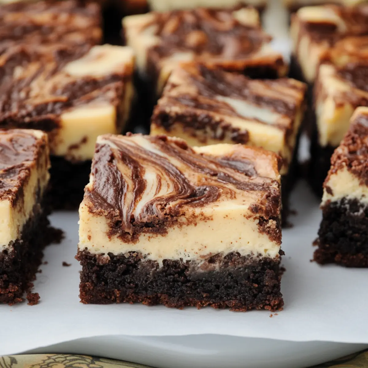 Guinness & Baileys Cheesecake Brownie Bars