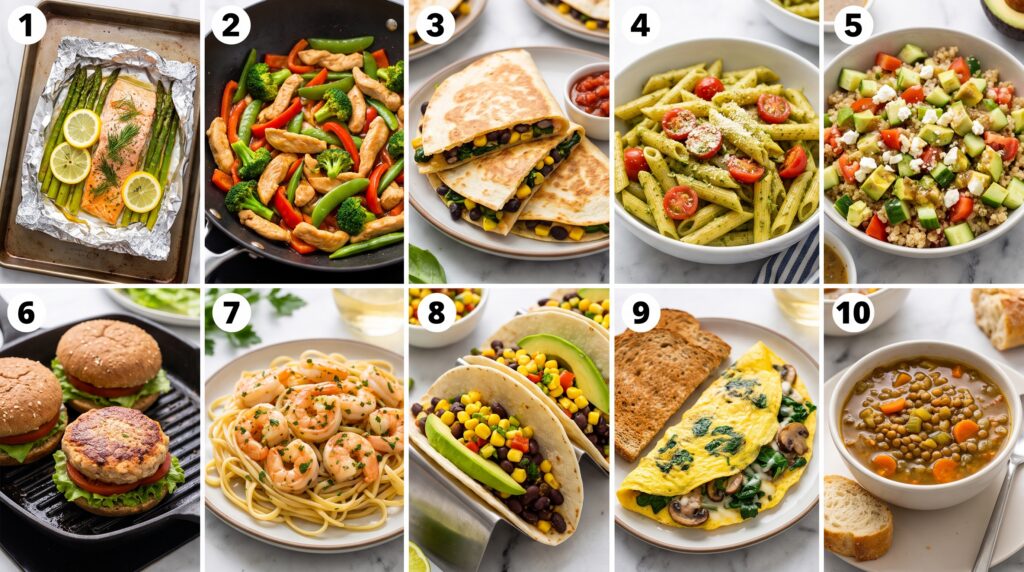 Delicious Top 10 Healthy Dinner Recipes for Busy Weeknights - Top delicious recipe