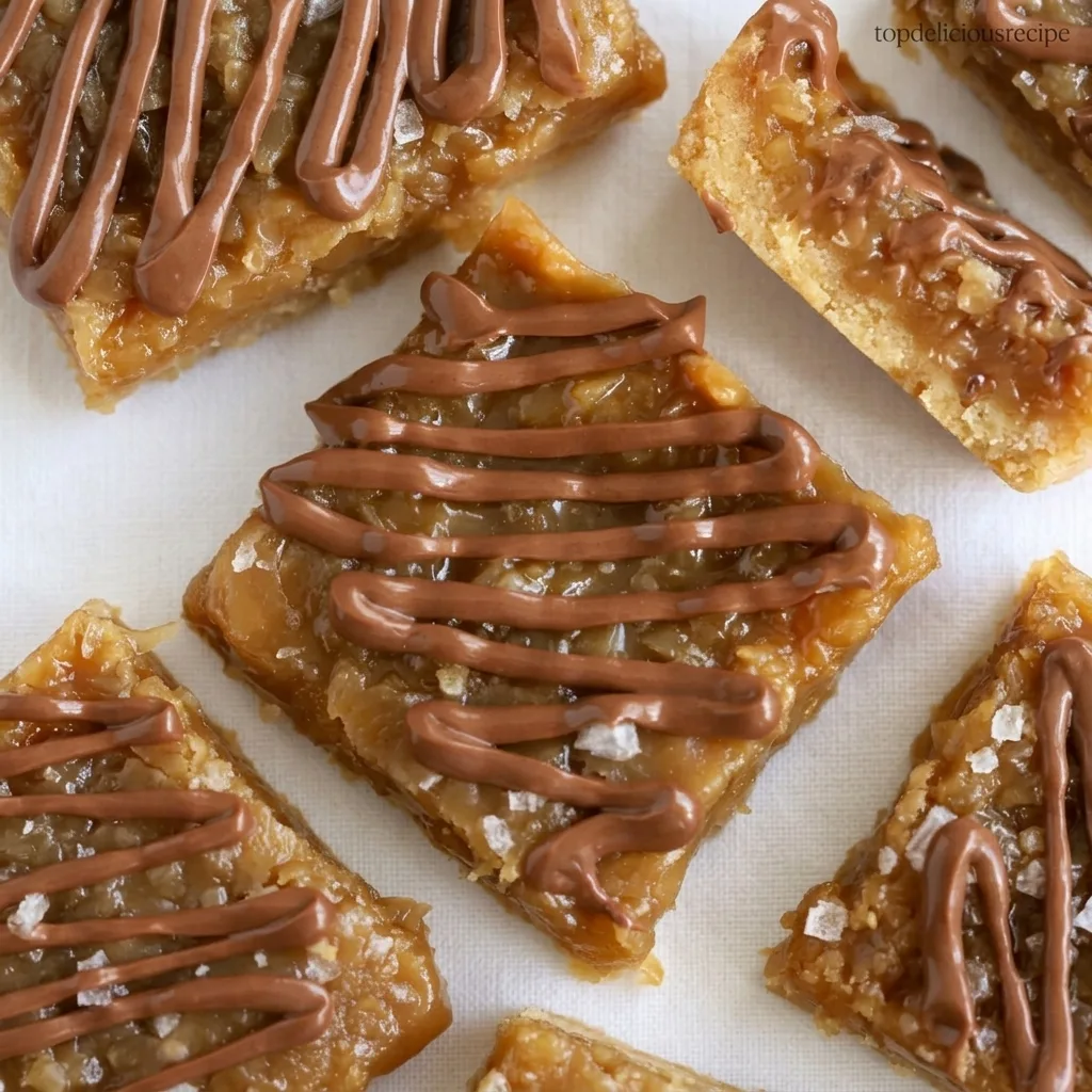 Caramel Coconut Bars
