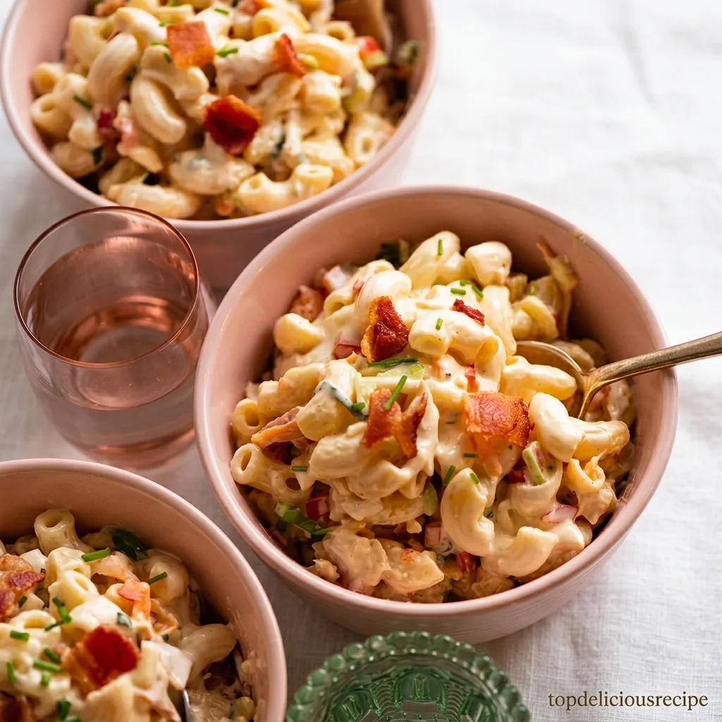 Chicken Pasta Salad with Creamy Dressing