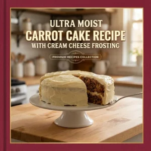 Ultra Moist Carrot Cake Recipe with Cream Cheese Frosting