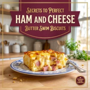 Secrets to Perfect Ham and Cheese Butter Swim Biscuits