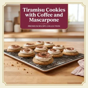 Tiramisu Cookies with Coffee and Mascarpone