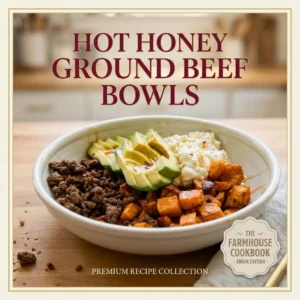 Hot Honey Ground Beef Bowls