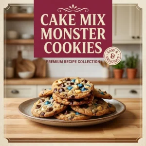 Cake Mix Monster Cookies