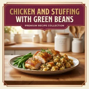 Crock Pot Chicken and Stuffing with Green Beans