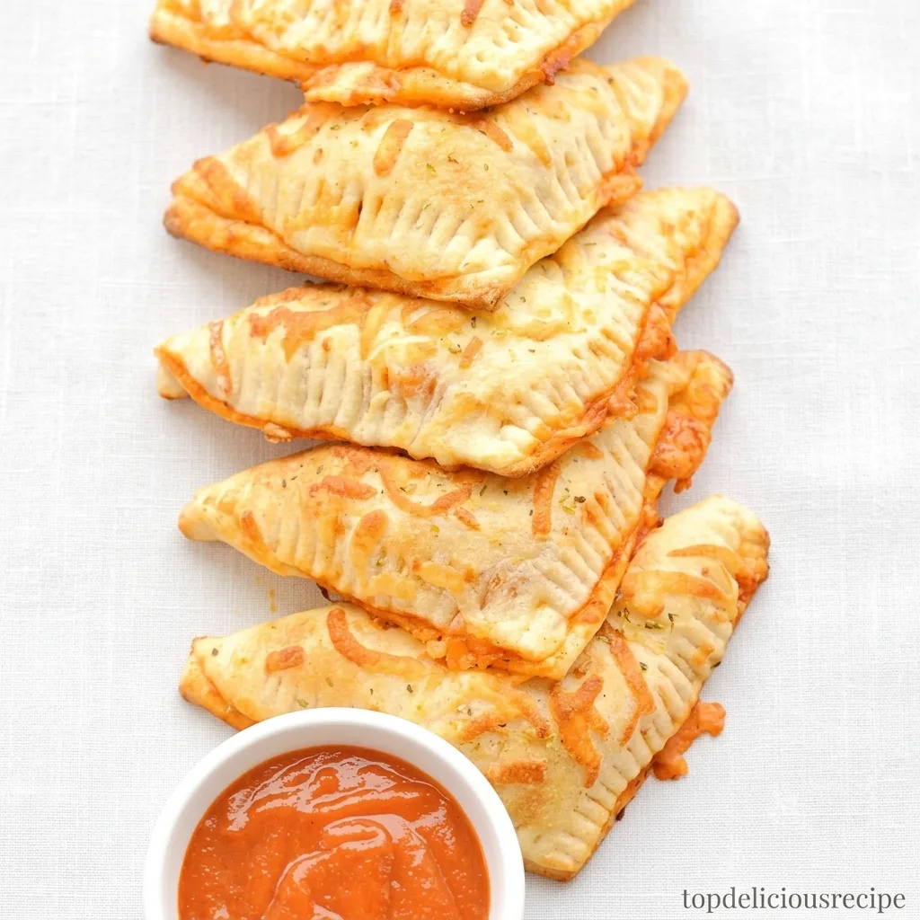 Homemade Easy Cheesy Pizza Pockets
