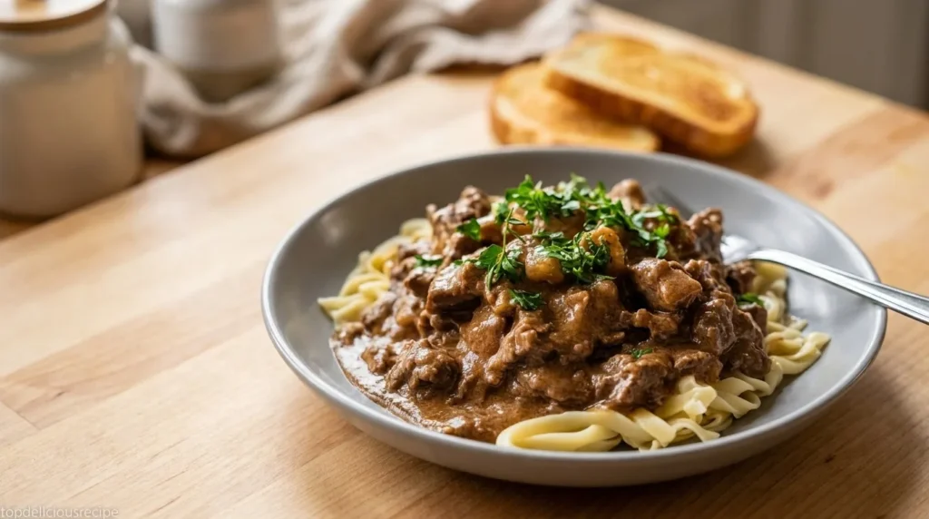Delicious Beef Stroganoff Recipe | Quick & Easy - Top delicious recipe