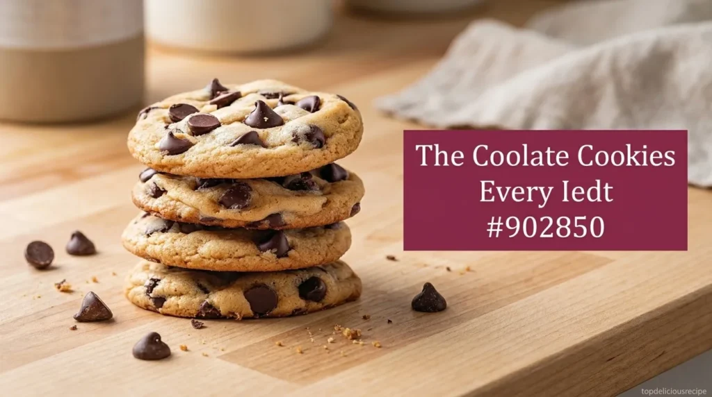 Soft Chocolate Chip Cookies Recipe for Beginners - Top delicious recipe