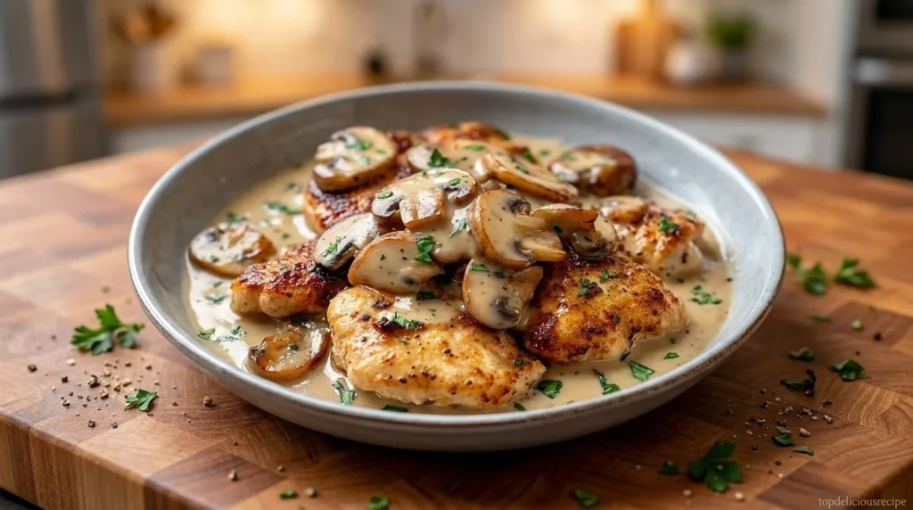 Easy Mushroom Chicken Recipe - Top delicious recipe