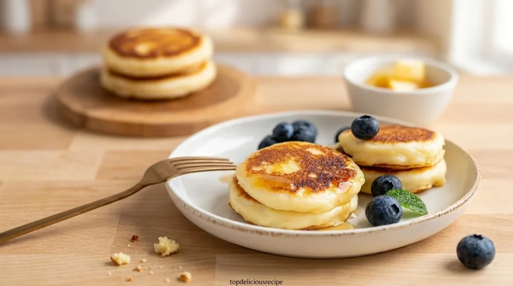 Easy Cheese Pancakes with Apple Recipe - Top delicious recipe