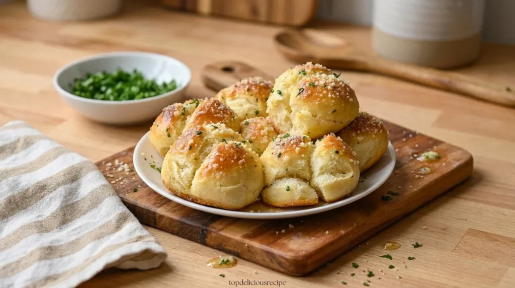 Garlic Parmesan Dinner Rolls - Top delicious recipe