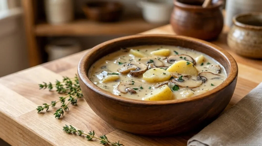 Russian Mushroom and Potato Soup - Top delicious recipe