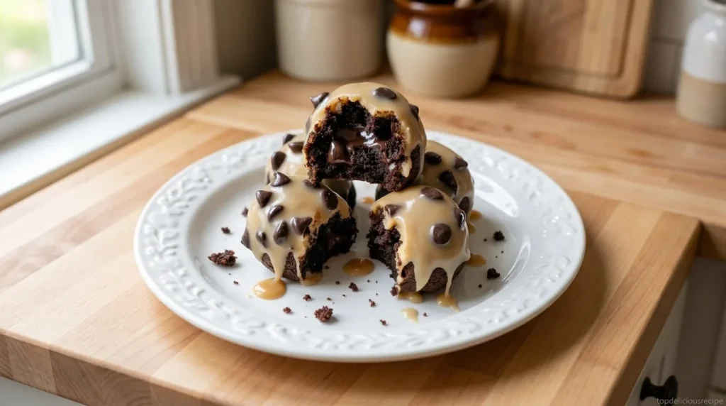 Irresistible Chocolate Chip Cookie Dough Brownie Bombs Recipe - Top delicious recipe