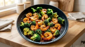 Honey Garlic Butter Shrimp and Broccoli Recipe - Top delicious recipe