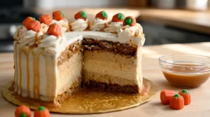 Flavorful Pumpkin Cheesecake Cake - Top delicious recipe