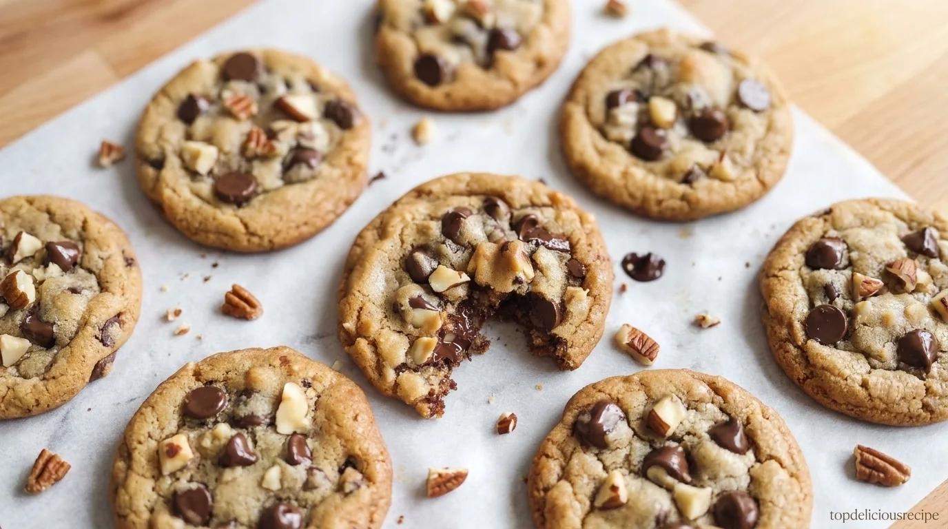 Quick Irresistible Walnut Chocolate Chip Cookies Recipe - Top delicious recipe