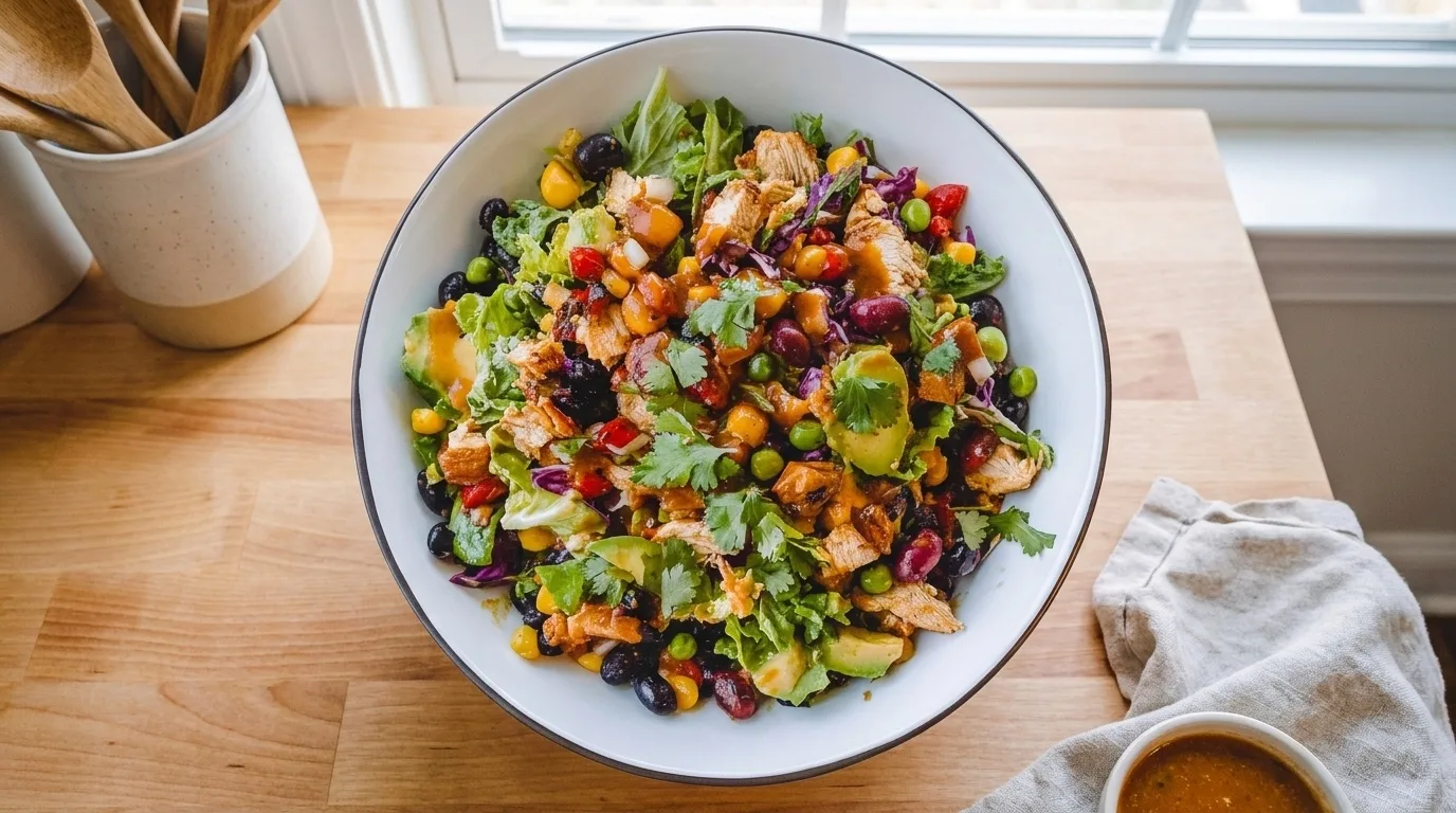 Easy Zesty Mexican Chicken Salad: A Fiesta of Fresh Flavors - Top delicious recipe