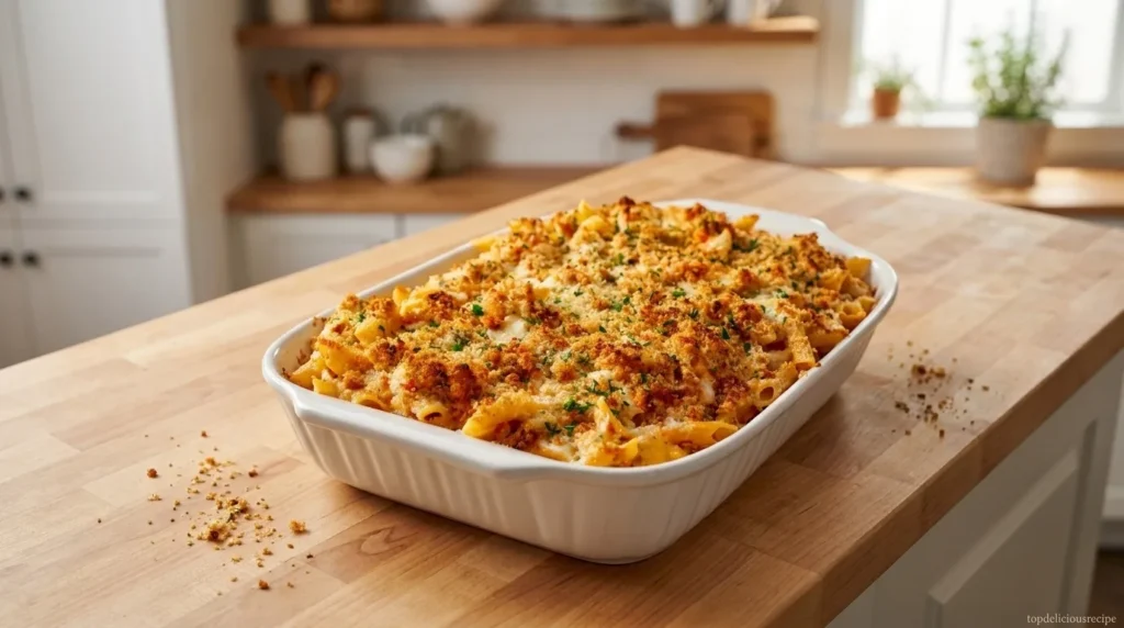 Quick Dump and Bake Chicken Parmesan Casserole Recipe - Top delicious recipe
