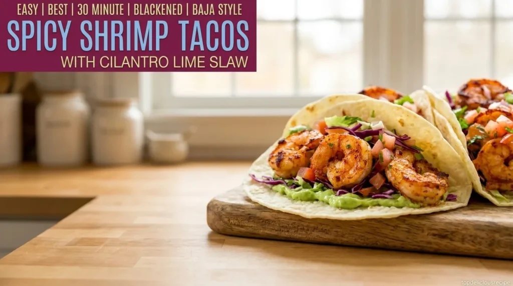 Spicy Shrimp Tacos with Cilantro Lime Slaw – Quick & Flavorful - Top delicious recipe