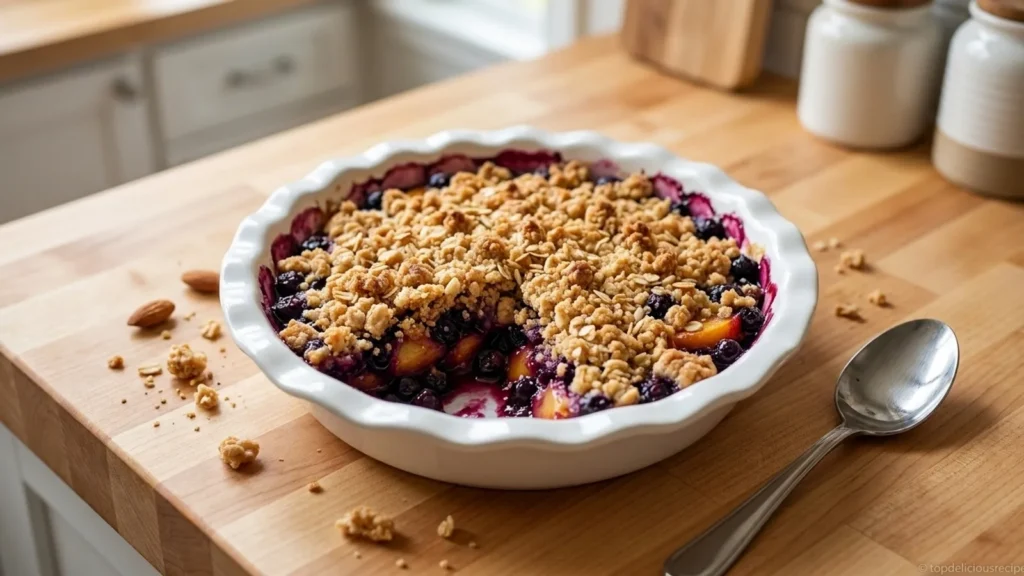 Blueberry Peach Crumble Recipe to Savor - Top Delicious Recipe