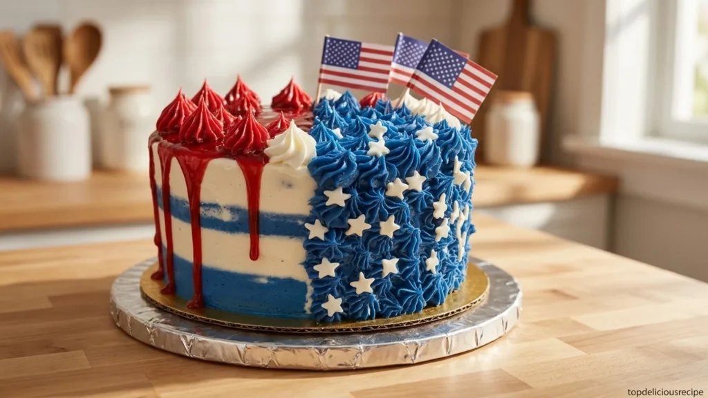 Red, white and blue cake: A Flavorful Celebration Delight - Top Delicious Recipe