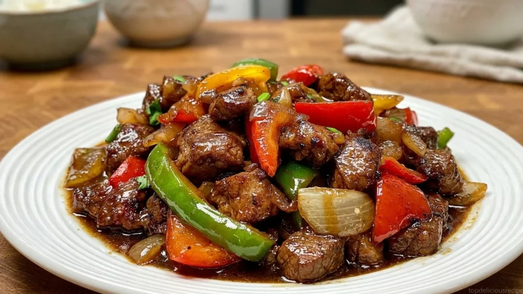 Pepper Steak with Bell Peppers and Onion: Flavorful Delight - Top Delicious Recipe