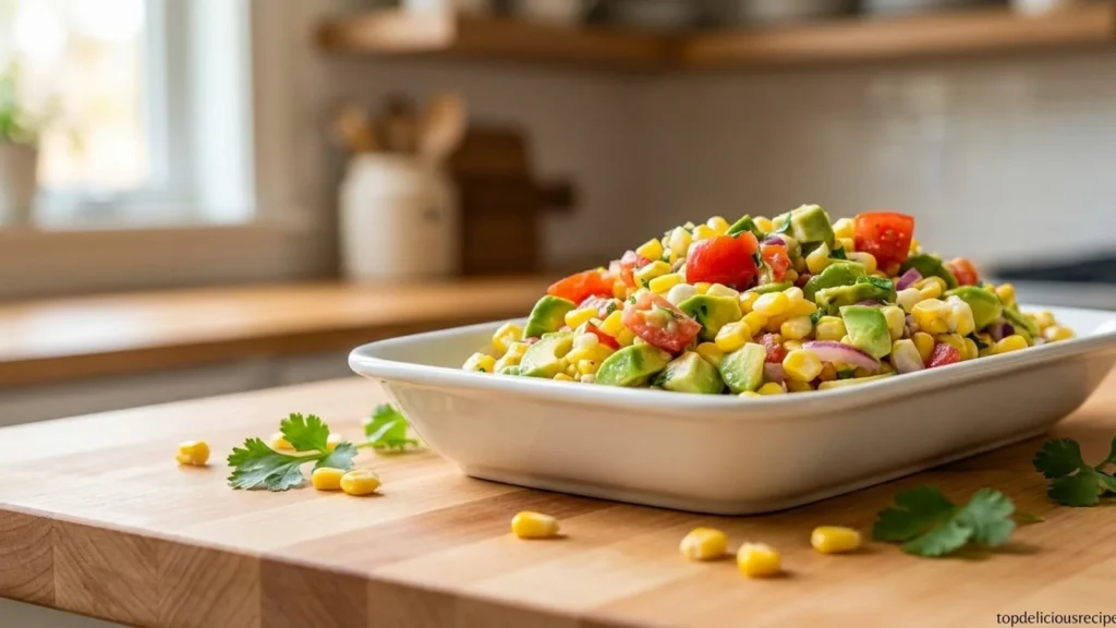 Corn Salad with Avocado for Summer Fun - Top Delicious Recipe