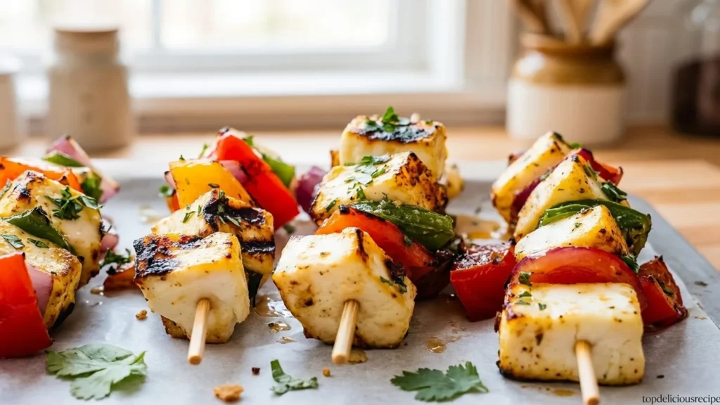 Grilled Halloumi Skewers for Summer Fun - Top Delicious Recipe