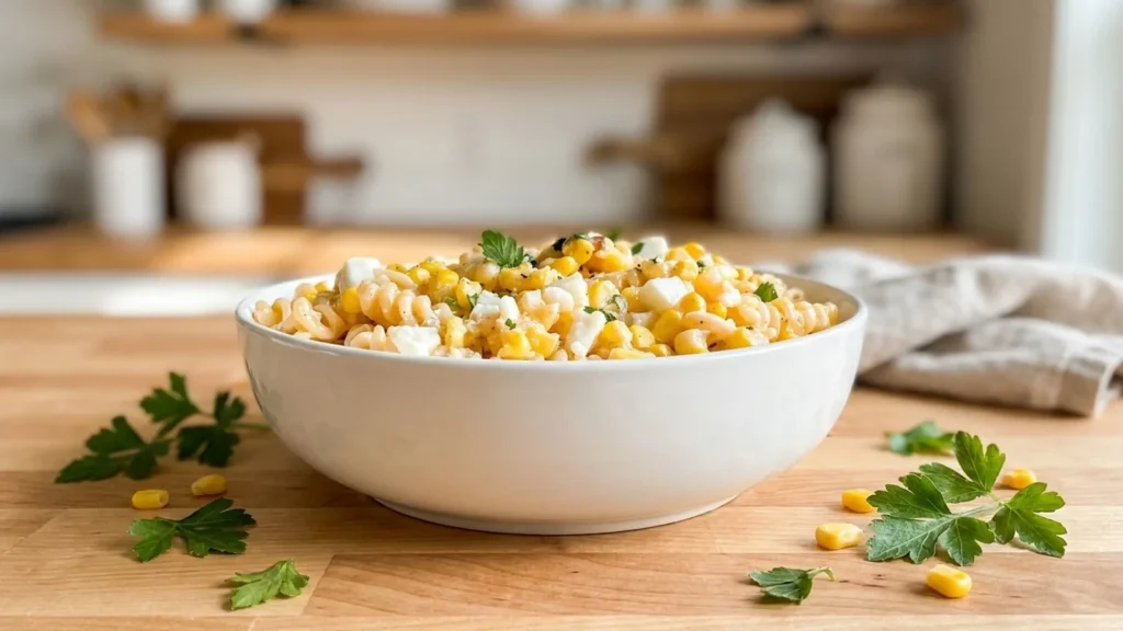 Healthy Street Corn Pasta Salad Recipe - Top Delicious Recipe