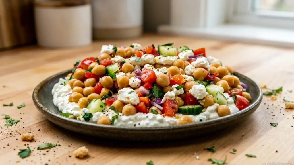 Cottage Cheese Chickpea Salad for Every Occasion - Top Delicious Recipe