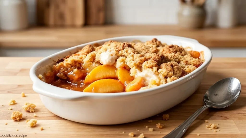 Peach cobbler canned peaches recipes: Comfort Food Bliss - Top Delicious Recipe