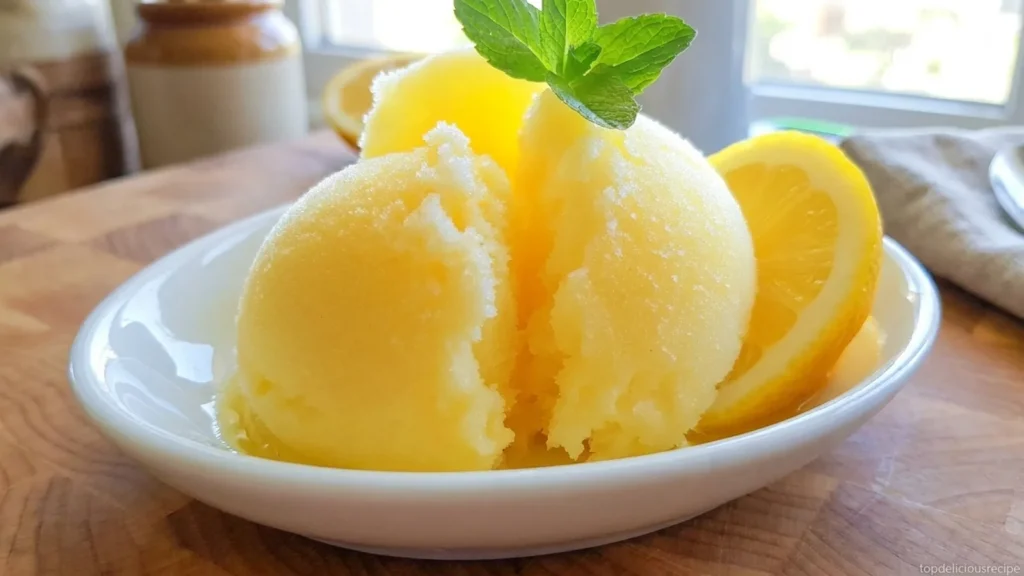 Lemon sorbet: A Refreshing Summer Delight - Top Delicious Recipe