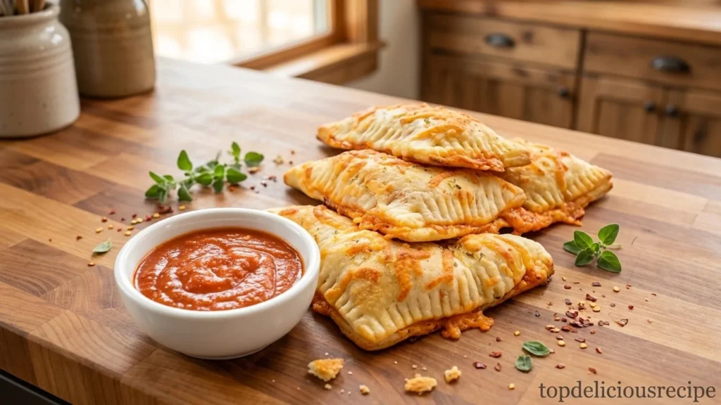 Easy Cheesy Pizza Pockets - Top Delicious Recipe