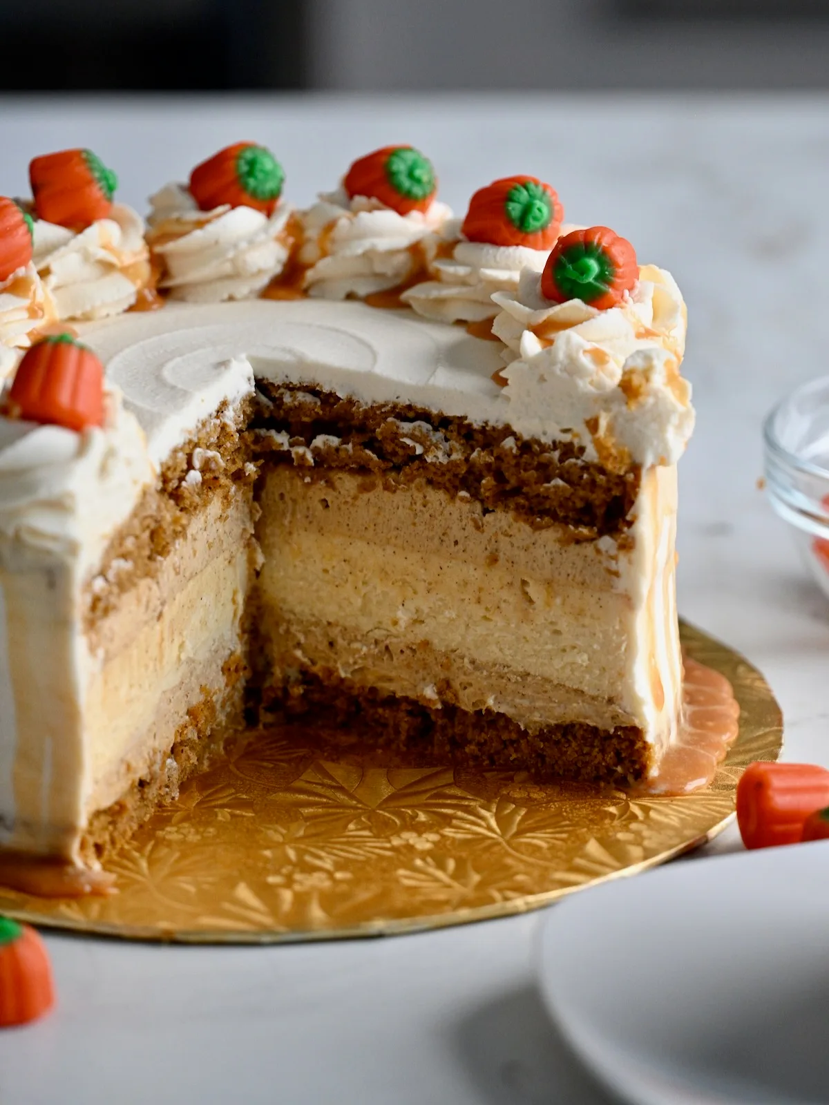 Pumpkin Cheesecake Cake