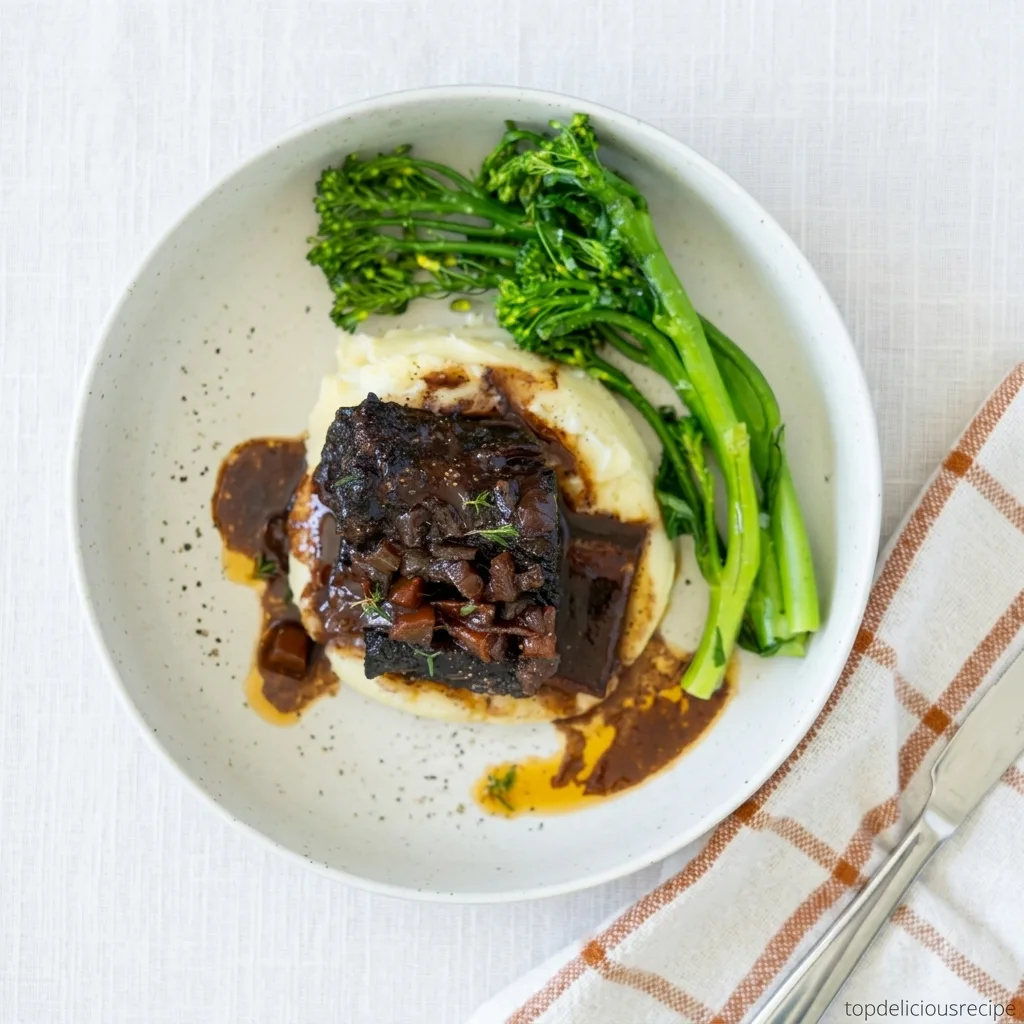 Red Wine Braised Short Ribs