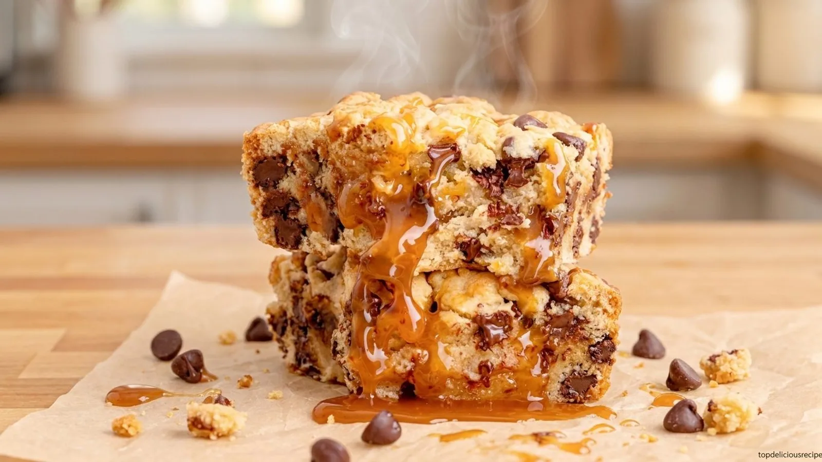 Chocolate Chip Caramel Butter Bars: A Sweet Family Classic