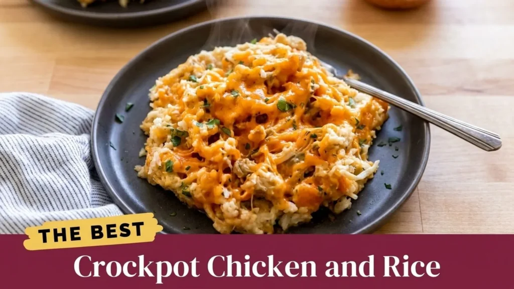 Comforting Crockpot Chicken and Rice Recipe for Family Dinners