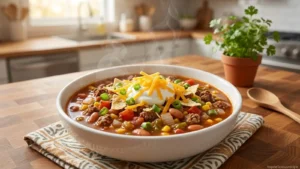 Crock Pot Taco Soup: Creamy Comforting Flavor in a Bowl