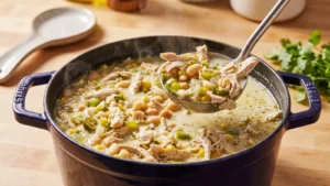 Delicious White Chicken Chili with a Secret Spice Twist