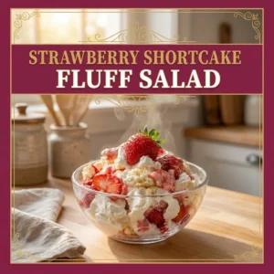 Strawberry Shortcake Fluff Salad