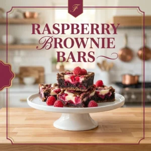 Raspberry Brownie Bars