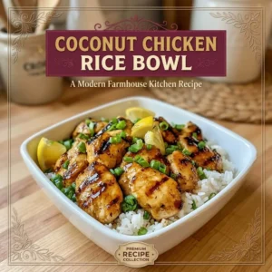 Coconut Chicken Rice Bowl