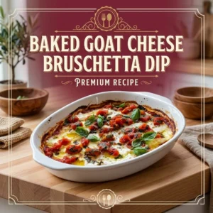 Baked Goat Cheese Bruschetta Dip