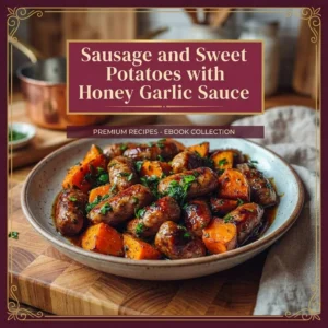 Sausage and Sweet Potatoes with Honey Garlic Sauce