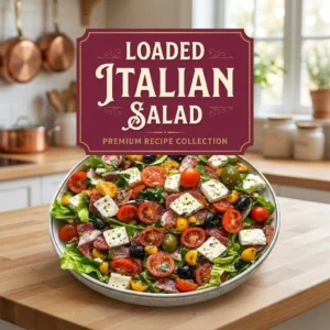 Italian Salad with Zesty Dressing