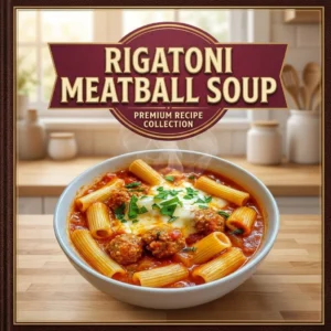 Rigatoni Meatball Soup