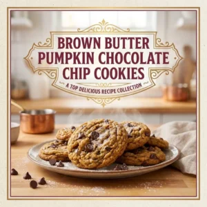 Brown Butter Pumpkin Chocolate Chip Cookies