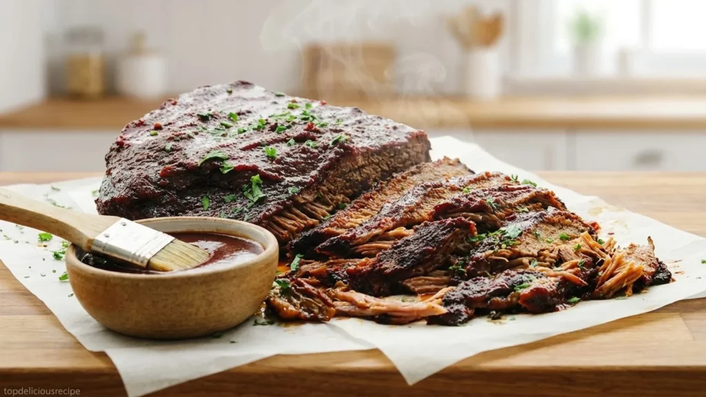 Flavorful Slow Cooker Beef Brisket with Secret Spice Rub