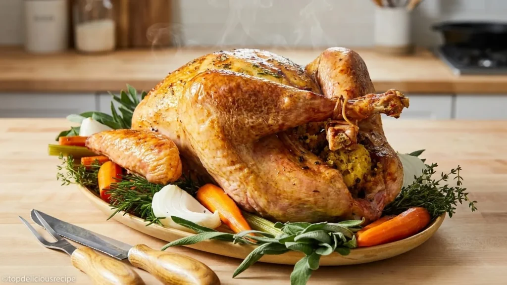 Herb Butter Roast Turkey: A Savory Thanksgiving Delight